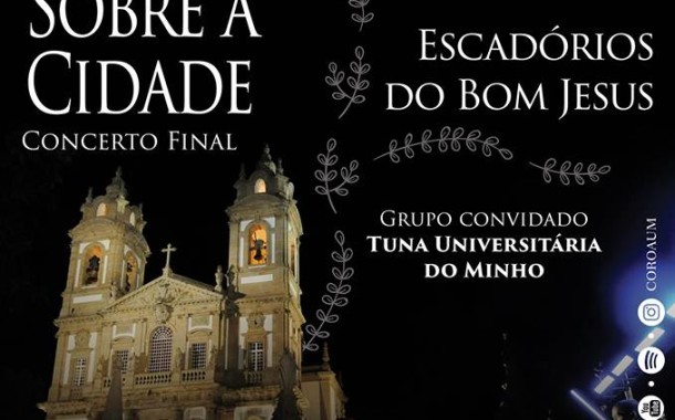 Coro Académico da UMinho leva vozes sobre Braga aos escadórios do Bom Jesus (7 JUL)