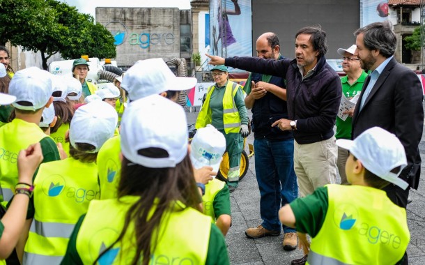 Acção de sensibilização ambiental juntou crianças, Quinta Pedagógica de Braga e Agere