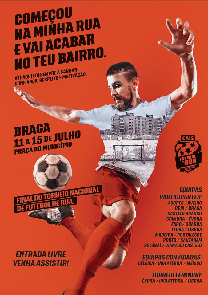 Torneio Nacional de Futebol de Rua arranca esta sexta-feira em Braga