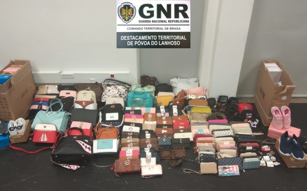 GNR apreendeu 763 artigos contrafeitos em Amares