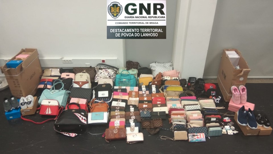 GNR apreendeu 763 artigos contrafeitos em Amares