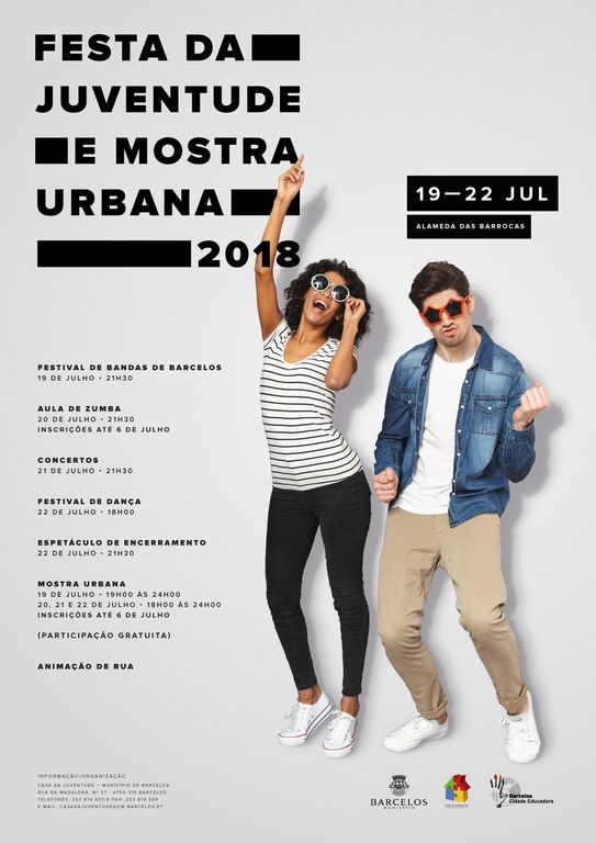 Festa da Juventude e Mostra Urbana de Barcelos regressa esta quinta-feira