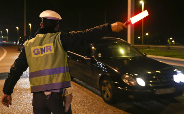 GNR deteve 31 condutores com excesso de álcool nas últimas doze horas