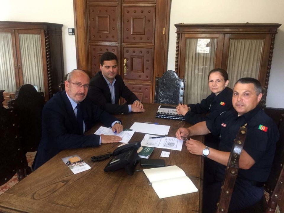Telmo Correia (CDS-PP) visitou em Braga e Amares dispositivo de combate a incêndios florestais
