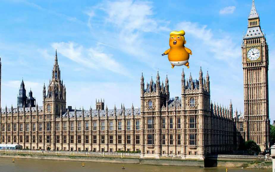 Bebé Trump’ será visto nos céus de Londres: “Protesto pacífico” promete tornar-se viral