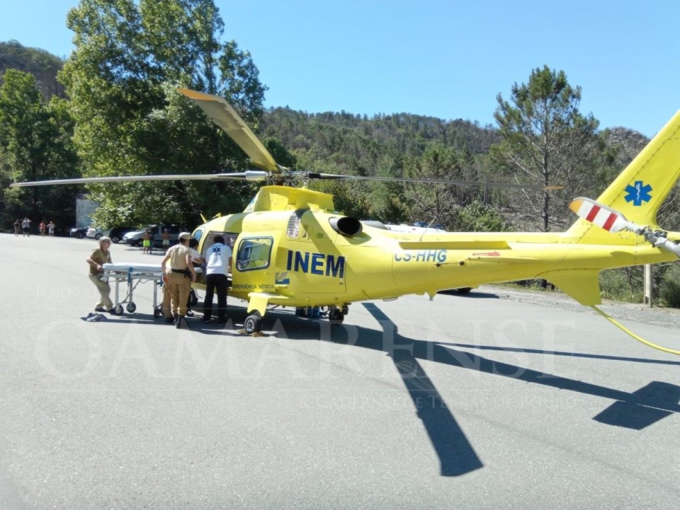 GERÊS: Turista espanhola ferida após queda em cascata
