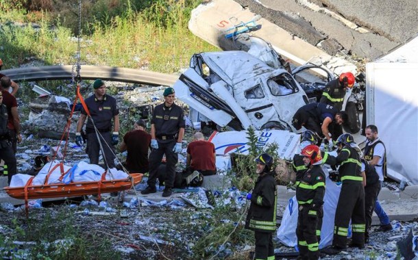 Pelo menos 35 o número de mortos na queda de ponte em Génova