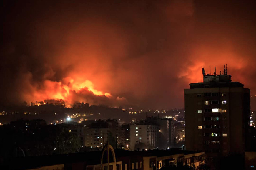 Protecção Civil de Braga alerta para perigo elevado de incêndios florestais até quarta-feira