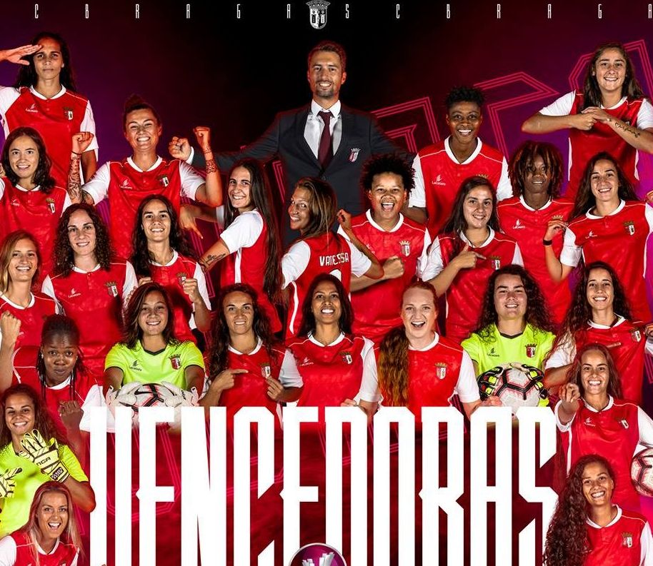 Câmara de Braga homenageia esta segunda-feira ‘Guerreiras’ do Sp. Braga pela conquista da Supertaça de futebol