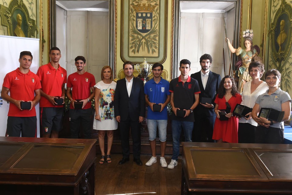 Câmara de Braga homenageou atletas medalhados no estrangeiro