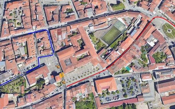 Obras condicionam trânsito esta quarta e quinta-feira no centro de Braga