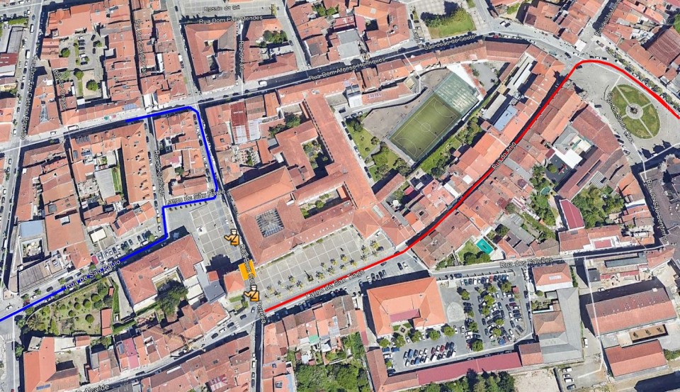 Obras condicionam trânsito esta quarta e quinta-feira no centro de Braga