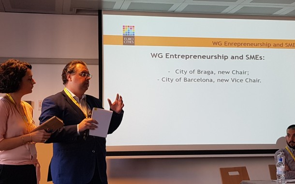 Braga eleita para coordenar grupo de trabalho sobre Empreendedorismo e PME`S da EUROCITIES