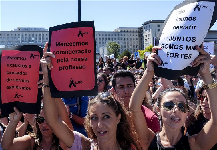 Enfermeiros iniciam esta quarta-feira greve de seis dias