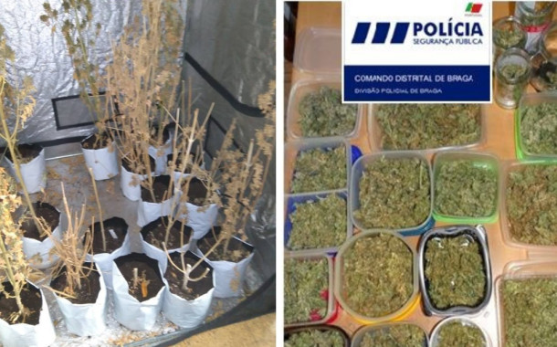 PSP de Braga deteve suspeito de tráfico com mais 10 mil doses de droga