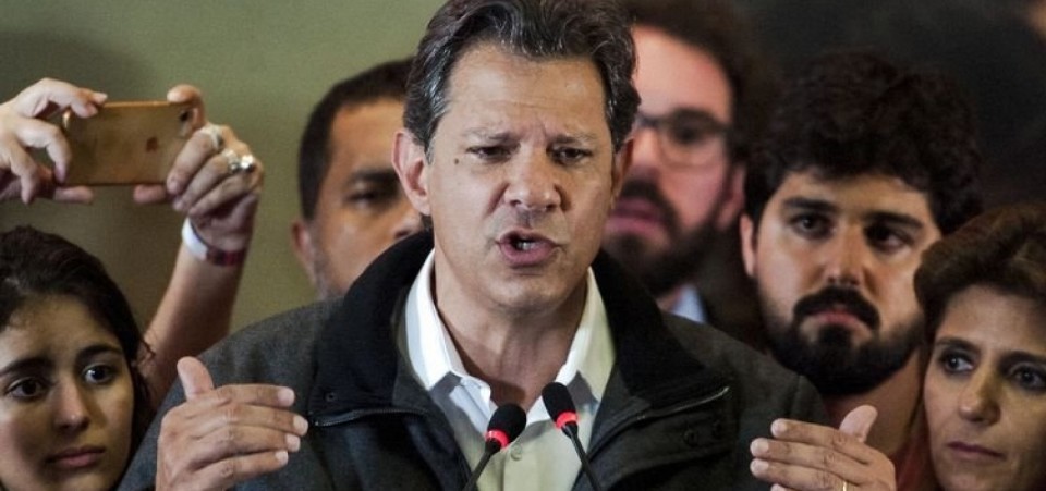BRASIL - Haddad quer debate com Bolsonaro nem que seja numa enfermaria