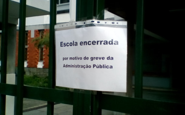 Greve da Função Pública fecha escola de Braga e afecta serviços municipais