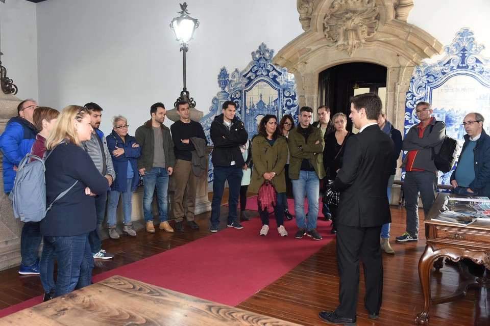 Ricardo Rio recebe ‘profs’do ‘Erasmus + 'Digital Empathy'