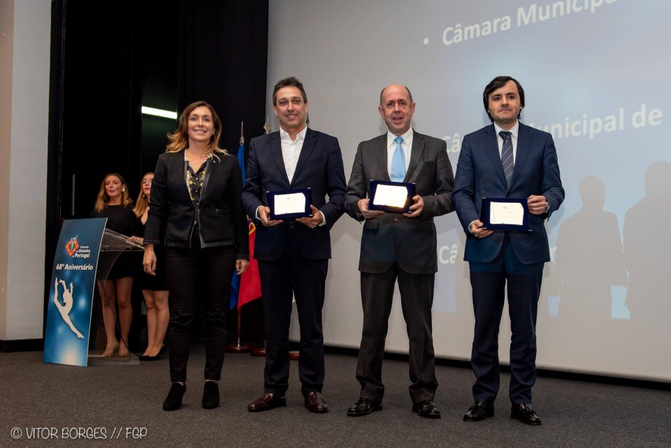Câmara de Braga recebe Prémio de Reconhecimento da Federação de Ginástica