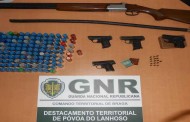 GNR apreende armas a homem que ameaçou familiares em Amares