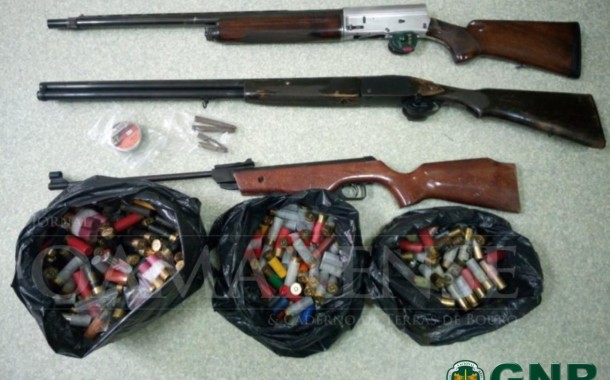 GNR de Cabeceiras de Basto apreendeu armas por violência doméstica