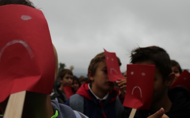 Protesto contra a falta de funcionários encerrou Secundária D. Maria II