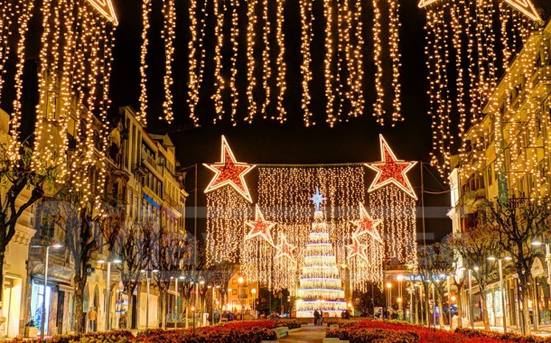 Luzes de Natal iluminam Braga no dia 1 de Dezembro