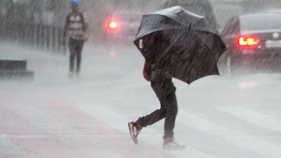 Chuva forte esperada esta madrugada em todo o Minho