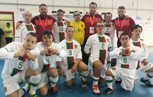 Portugal é campeão europeu de futsal para atletas com síndrome de Down