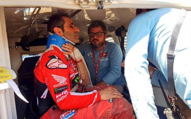Paulo Gonçalves sofre traumatismo craniano na quinta etapa e abandona Dakar
