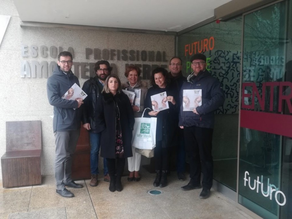 EPATV recebeu visita de professores no âmbito de projecto Erasmus+