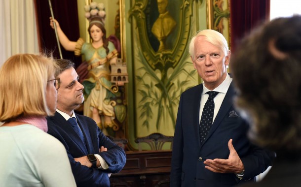 Embaixador da Dinamarca visitou Braga a convite da Câmara