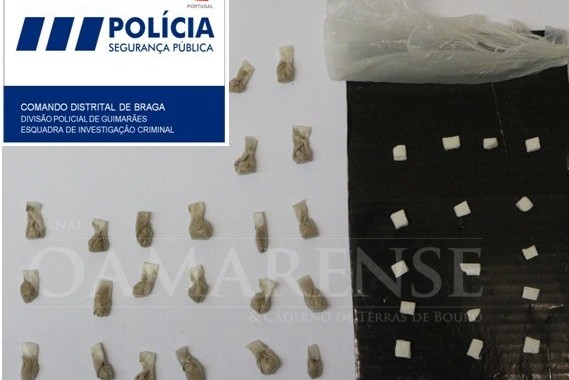PSP deteve jovem de 16 anos que vendia droga em Guimarães
