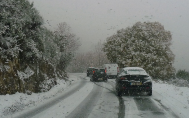 Braga sob aviso laranja até sábado devido a queda de neve
