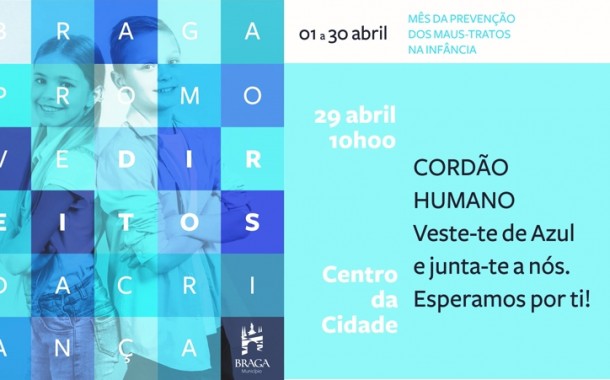 Cordão Humano encerra em Braga ‘Mês Azul’
