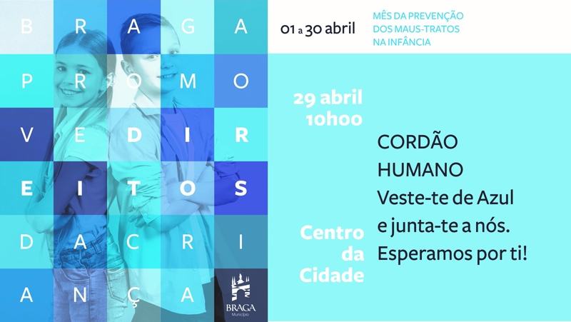 Cordão Humano encerra em Braga ‘Mês Azul’