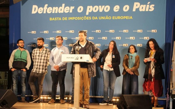 Europeias: João Ferreira (CDU) fecha com comício em Famalicão visita ao distrito de Braga