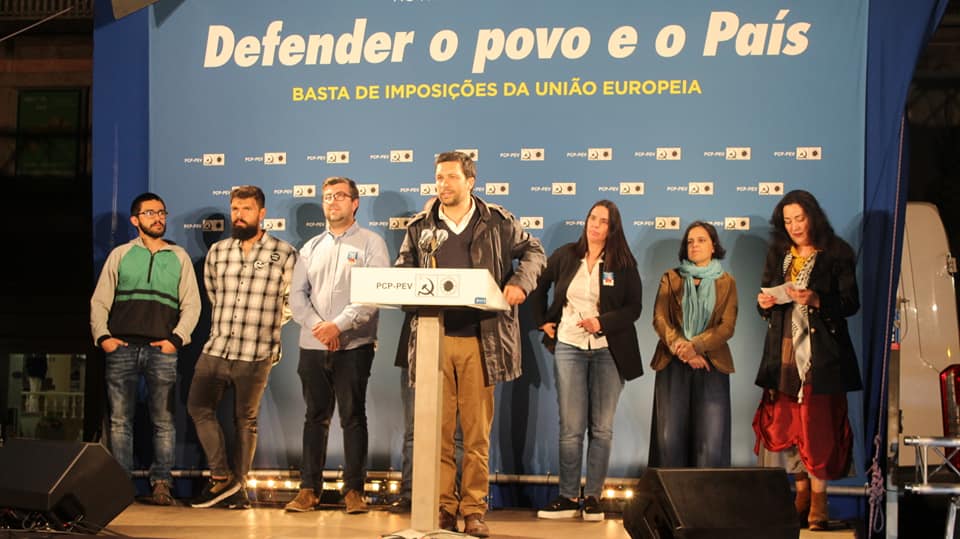 Europeias: João Ferreira (CDU) fecha com comício em Famalicão visita ao distrito de Braga