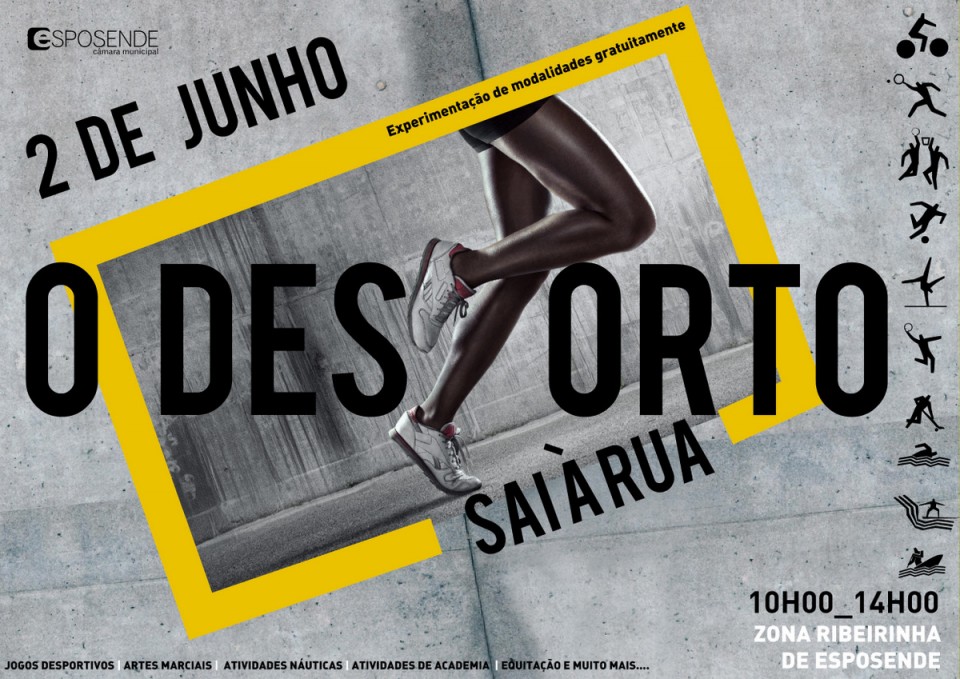 Esposende - ‘O Desporto sai à rua’ no próximo domingo