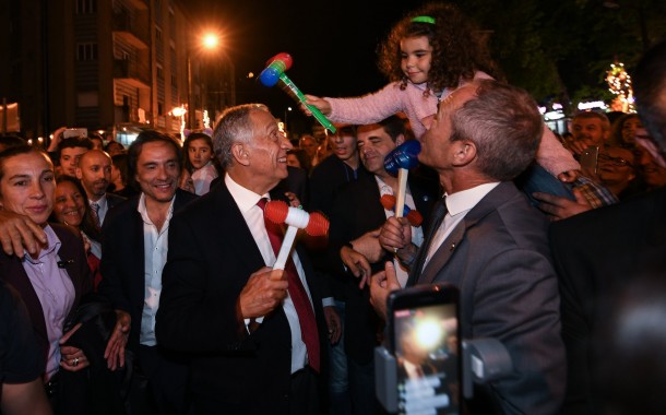 Marcelo foi figura maior da grande noite do S. João de Braga