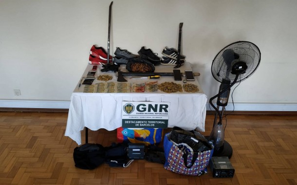 GNR detém duas pessoas por furtos em estabelecimentos comerciais em Barcelos e Famalicão