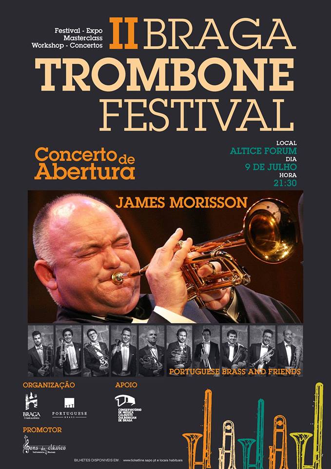 Braga recebe II Festival de Trombone (9 a 13 JUL)