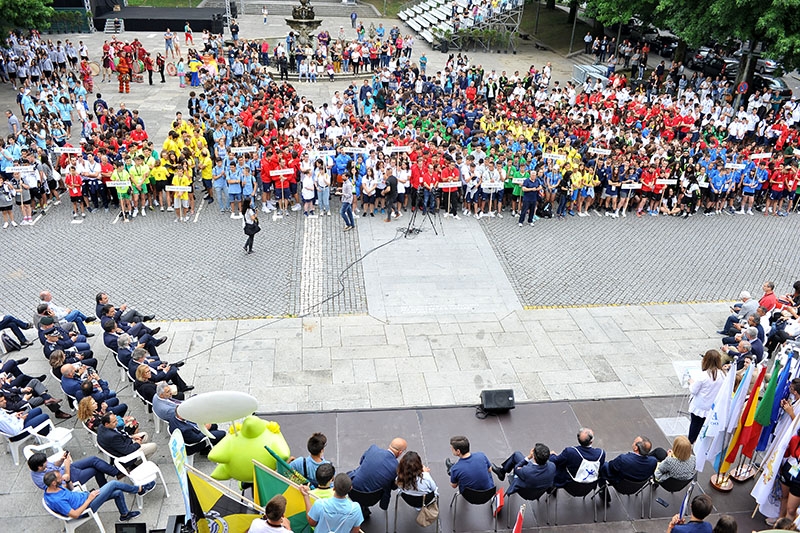 Já arrancaram em Braga os Jogos do Eixo Atlântico que promovem desporto sem fronteiras