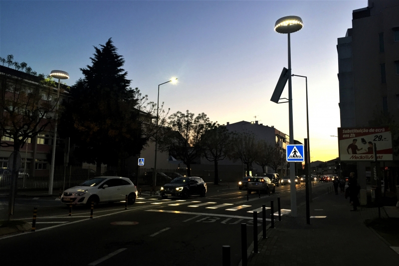 Equipamentos inovadores controlam iluminação de Braga