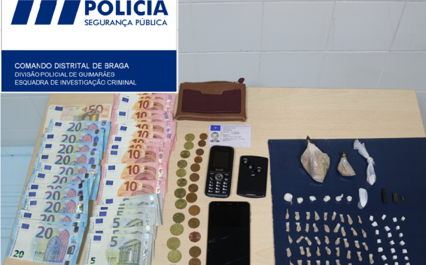 Homem tenta suicidar-se na cela após ter sido detido pela PSP de Guimarães por tráfico de droga