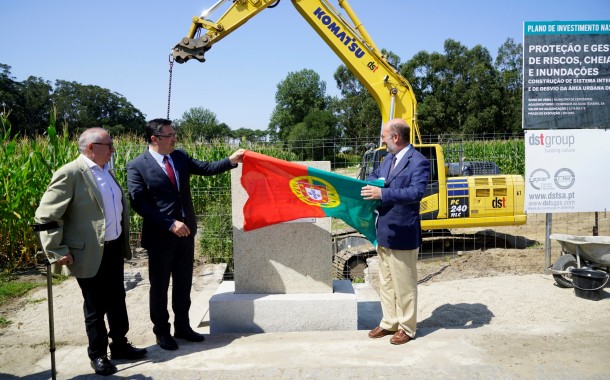Ministro do Ambiente lançou obra da construção do canal de protecção de cheias e inundações de Esposende