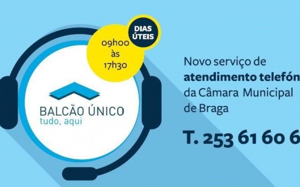 Câmara de Braga com Serviço de Atendimento Telefónico