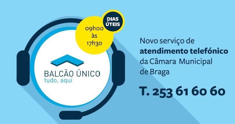 Câmara de Braga com Serviço de Atendimento Telefónico