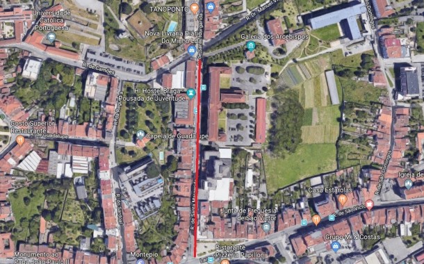 Condicionamentos ao trânsito na rua de Santa Margarida esta quarta-feira