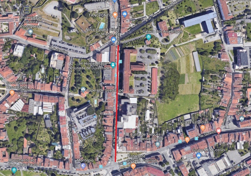 Condicionamentos ao trânsito na rua de Santa Margarida esta quarta-feira
